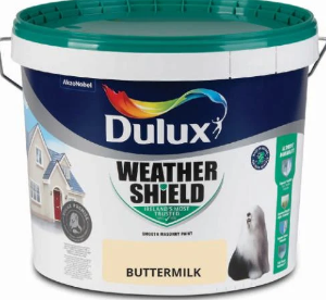 Dulux Weathershield Smooth Masonry Buttermilk